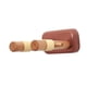 thumbnail image 2 of Soporte de pared para guitarra, gancho de madera para ukelele de estudio marrón, 2 of 9