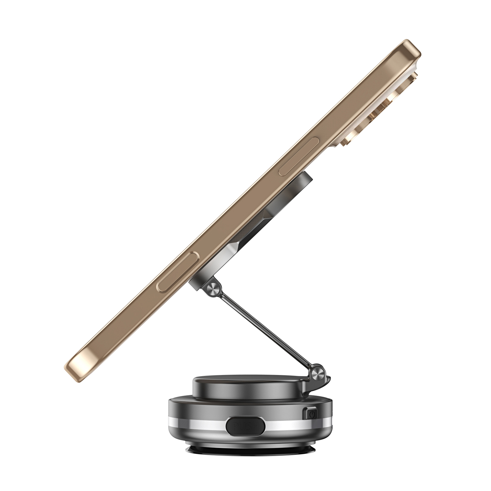 Adjustable Desk Flexible Phone Stand Bracket Support, 360 Degree Rotation with Electric Suction for Secure Grip