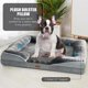 thumbnail image 4 of Sofá cama ortopédico para perros Spotted Play, tamaño mediano, gris, 4 of 7