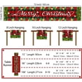 thumbnail image 6 of Christmas Table Runner, Merry Christmas Runner for Table, Christmas Poinsettia Table Runners 72 Inches Long, Red Winter Holiday Happy New Year Small Runner Rug for Home Decorations Decor Dining Room, 6 of 6