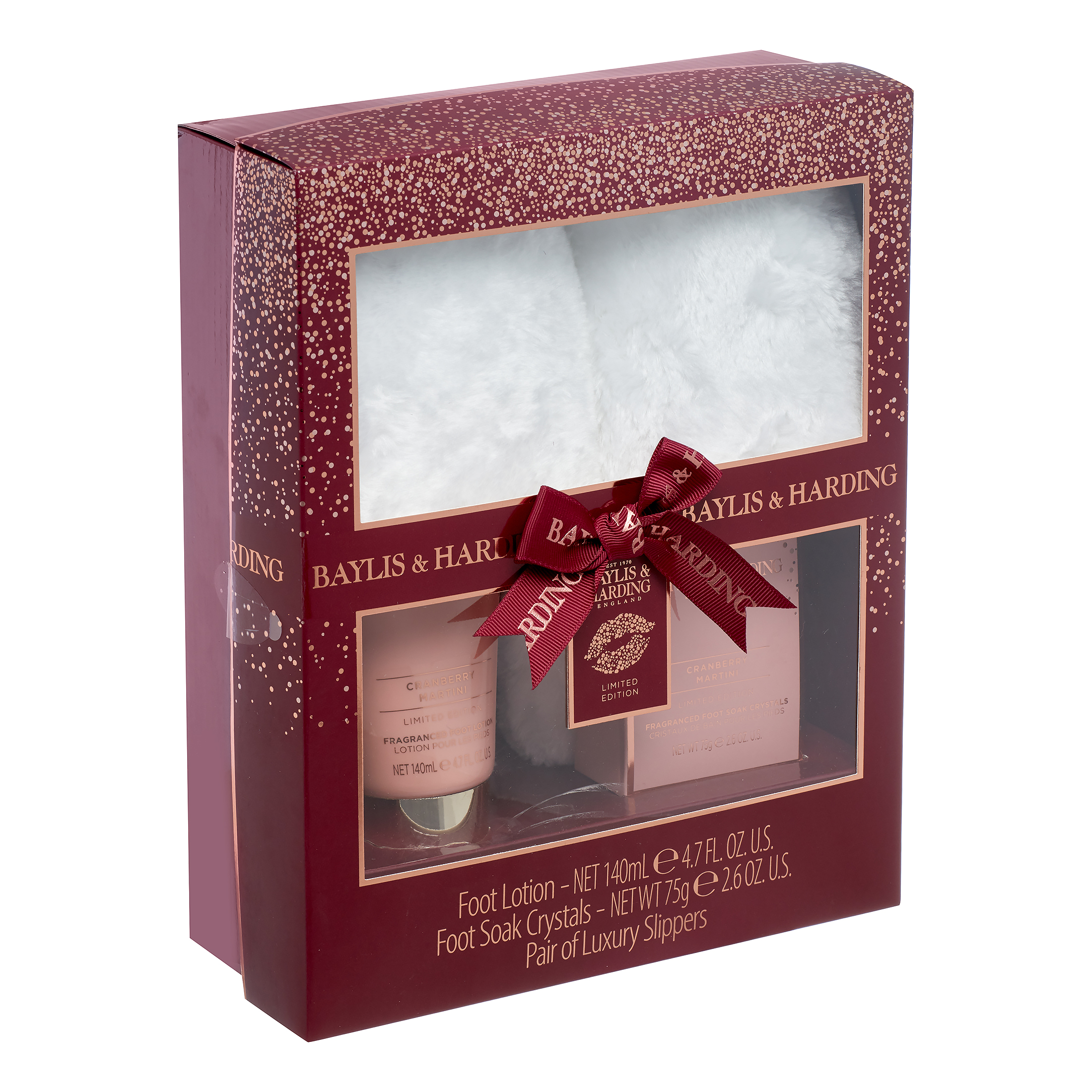 Baylis & Harding Cranberry Martini Slipper Gift Set - image 3 of 6