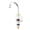 thumbnail image 2 of Temperature Display Instant Electric Shower Faucet Bathroom Kitchen Tankless Instantaneous Heating Hot Water Heater Tap ,Healthy Quality, 2 of 6