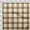 thumbnail image 2 of oneOone Cotton Cambric Fabric Check Ikat Decor Fabric Printed BTY 56 Inch Wide, 2 of 4