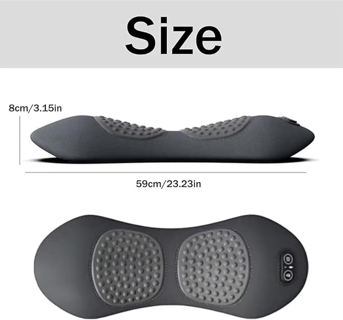 Triple Fusion Back Massager,2026 New Electric 3 in 1 Back Massager for Pain Relief Deep Tissue,with Traction,Vibration & Heat and Against Pain for Neck,Shoulder.