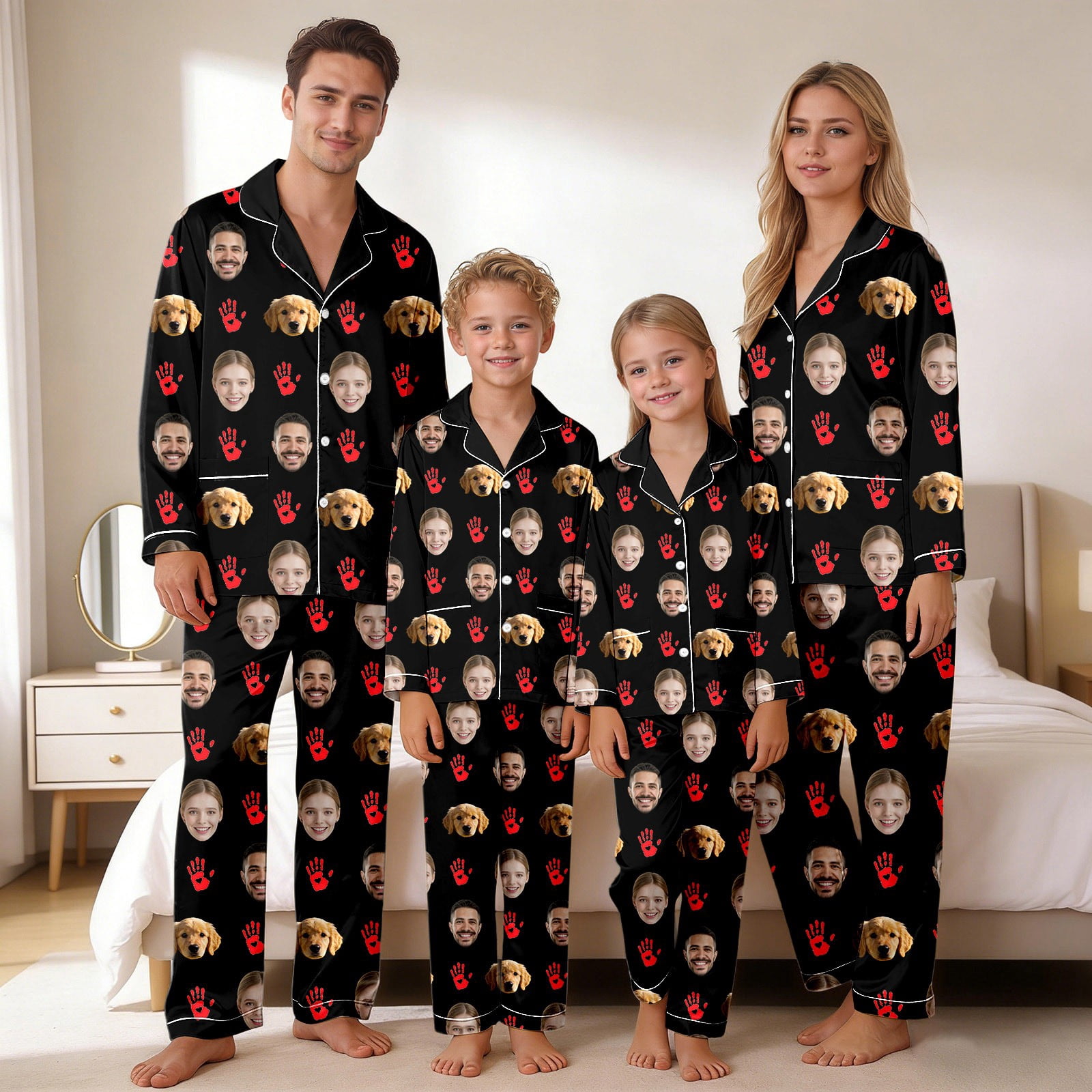 All Pyjamas Cozy Matching Family Pajamas for Kids and Parents—Custom Sleepwear Set ...