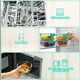 thumbnail image 4 of Recipiente de vidrio para almacenamiento de alimentos M MCIRCO, paquete de 10 con tapas, color verde, 4 of 5