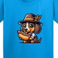 thumbnail image 4 of Inktastic Oktoberfest Cute Dachshund Youth T-Shirt, 4 of 5