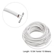 thumbnail image 2 of 11 Yards 2mm Round Leather Cord Lacing Strings for DIY Crafts Pure White, 2 of 6