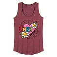 thumbnail image 3 of Coca-Cola - Coke Adds Life Heart Flower - Women's Racerback Tank, 3 of 5