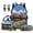 Train, variant on Yuyamidu Train School Backpack for Boys with Lunch Box 17 Inch Bookbag for High Middle Elementary School Girls Insulated Lunch Bag Kids Pencil Case Bookmarks, 5 Pieces