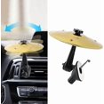 thumbnail image 3 of Car Crash Cymbal, 2025 Car Cymbal Air Vent, Mini Drum Crash Cymbal For Car- Vent, Make Your Driving More Fun, Suitable For All Types Of Vehicles(COLOR:Gold), 3 of 10