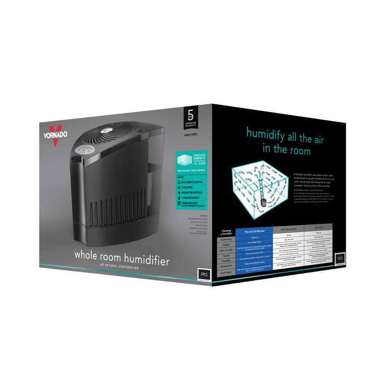 Vornado Evap3 Whole Room Evaporative Humidifier - Walmart.com