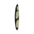 thumbnail image 3 of Set of 2 Handcrafted Wooden Tropical Leaf Design Decorative Surfboard Wall Hangings - Exquisite Island Decor for Your Home, Each Board Measures 20 Inches Long, 3 of 5