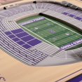 thumbnail image 3 of Brown TCU Horned Frogs 3D StadiumViews Picture Frame, 3 of 5
