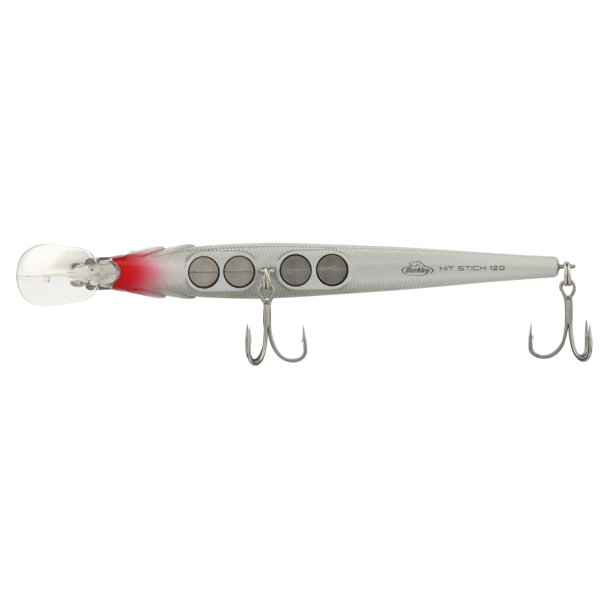 Berkley Hit Stick Saltwater, 4.7 in, Crankbaits, Black Silver (1 Count)