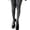 Black, variant on Vintage Twist Chain Striped Pattern Tights Cotton Blend Slimming Hosiery for Ladies Elegant Opaque Pantyhose