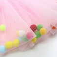 thumbnail image 6 of XXWXYD Toddler Girl Floating Pom Pom Tutu Skirt | Colorful Mesh Ballet Princess Skirt | Birthday Part𝗒 Ballet Dance Dress, 6 of 7