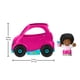 thumbnail image 2 of Fisher-Price Little People Barbie Convertible Rosa con Figura, Juguete para Niños Pequeños, 2 of 2