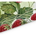 thumbnail image 2 of Strawberry Plants Placemats Set of 4 Table Mats Washable Placemat Waterproof Place Mats for Party Home Dining Table Decor 18x12 in, 2 of 5