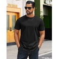 thumbnail image 3 of COOFANDY Plain Tshirts for Men 100% Cotton Short Sleeve T Shirt Crewneck Casual, 3 of 6