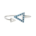 thumbnail image 1 of Anillo de moda para mujer, ajustable, con forma de ola, exquisito, bonito y fácil de llevar, 1 of 5