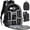 black, variant on YOPTOP Camera Bag Professional Camera Backpack Case with Laptop Compartment Waterproof Rain Cover for DSLR SLR Mirrorless Camera Lens Tripod Photography Backpack for Women Men Photographe,Grey