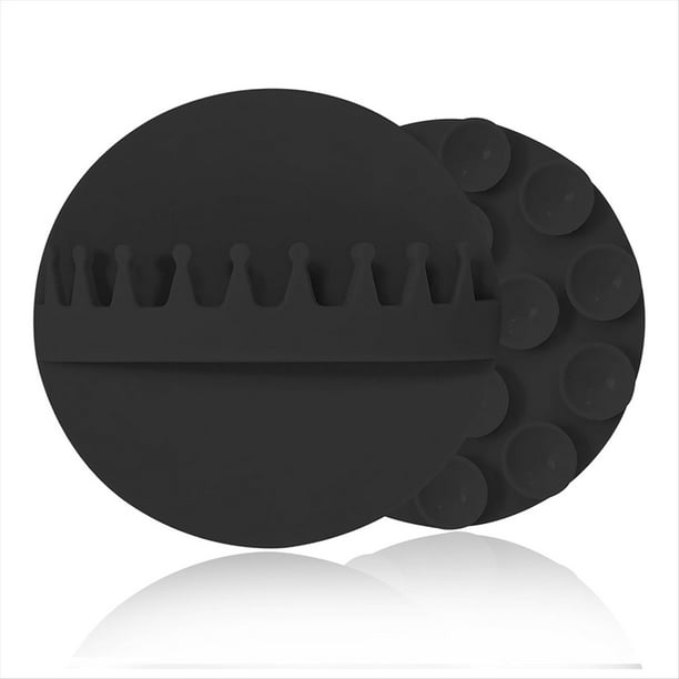 2 Colectores de Pelo para Ducha, Colector de Pelos con Succión de Pared, Trampa para el Desagüe de la Ducha, Colector de Pelos Reutilizable para Pared de Ducha, A