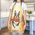 thumbnail image 4 of Welcome Fall Boston Terrier Strolling Through the Autumn Maple Forest Apron Gentleman Dog Lover Gifts for Cooking Grilling Baking Painting Gardening - 12012, 4 of 5
