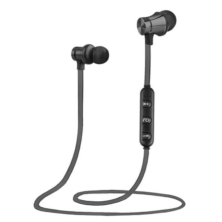 EEEKit Bluetooth Headset, Universal Magnetic In-Ear Sports Earphones Hi-Fi Stereo Bass Sound Headphones for iPhone XS/XR/XS Max/X, Samsung Galaxy S10/S10 Plus/S9/S9 and (Best Bluetooth Headset For Samsung Galaxy S4)