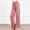 Pink, variant on AOOCHASLIY Long Pants Clearance Women Loose High Waist Wide Leg Pants Workout Out Modert Casual Trousers Yoga Gym Pants