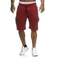 thumbnail image 2 of IROINNID Men's Casual Pleated Solid Color Fitness Sports Comfy Bermuda Shorts, 2 of 8