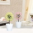 thumbnail image 3 of Artificial Mini Potted Flowers Plant for Home Decor Party Wedding Garden Office Patio Decoration, 3 of 8