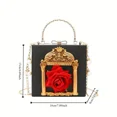 thumbnail image 2 of Gothic Vintage Baroque Handbag for Women Lolita Shoulder Bag Party Club Chain Clutch, 2 of 4