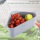 thumbnail image 2 of Wifehelper Sink Basket, Triangle Storage Holder Multifunctional Drain Shelf Sucker Sink Storage Rack Drain Rack Organizer for Kitchen BathroomGrey) Khall Tendencias, 2 of 6