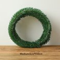 thumbnail image 3 of Guirnalda de ratán con forma de cinta de trinquete de paja de pino y agujas de Navidad de 5,5 m, guirnalda hecha a mano, decoraciones de 4 a 8 cm con cifrado, 3 of 5