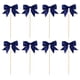 thumbnail image 2 of Decoraciones de moño para cupcakes con moño – Decoraciones de cupcakes rosas con cinta de satén para boda, despedida de soltera, compromiso, despedida de soltera, fiesta de cumpleaños – 24 de, 2 of 7