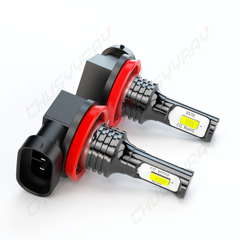 For Ford Focus 2012 - 2018 LED Headlights High Low Beam Fog Light Bulbs Kit H1 + H11 6000K White 6x