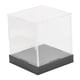 thumbnail image 1 of Vitrina acrílica de mostrador, caja cúbica, soporte de exhibición transparente y versátil para cosméticos y figuras de acción. Base de 20 cm x 10 cm, 1 of 8
