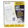 C-Line® Polypropylene Top-Loading Sheet Protectors, 8 1/2" x 11", Super Heavyweight, Nonglare, Box Of 50