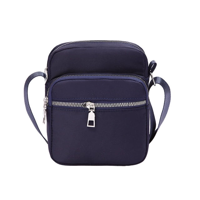 Hukapapa 2023 nuevo estilo bolso de tela bolso de mensajero pequeño para mujer bolso de hombro para mujer azul