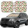 thumbnail image 1 of Fotbe Strawberry Juego de 2 Piezas de Parasoles para Parabrisas | Bloqueador Solar para Auto | Accesorios Plegables para Protección Solar Interior-Large, 1 of 6