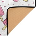 thumbnail image 3 of Yayeee Area Rugs for Living Room 5.2'x4' Non Slip Washable Bedroom Floor Carpet, Pink Popsicle Pattern, 3 of 5