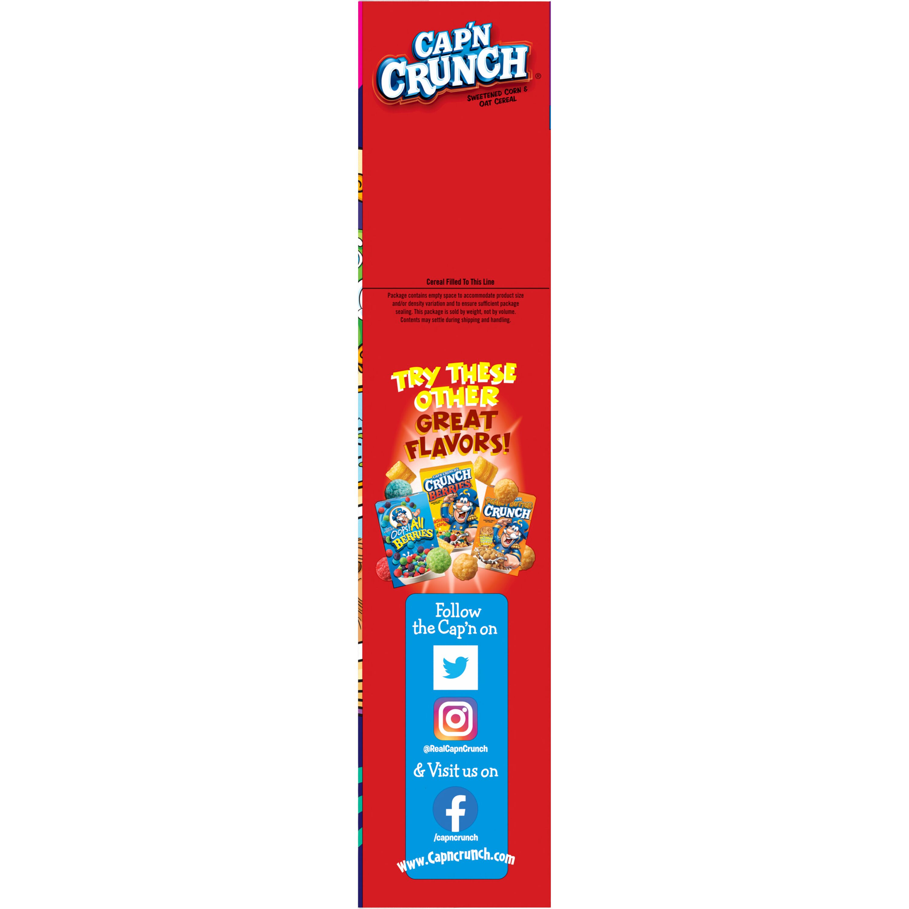 Cap'n Crunch Sweetened Corn & Oat Cereal, 22.1oz, (Single Pack) - image 5 of 10