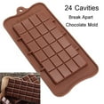 thumbnail image 3 of Square Chocolate Mold Bar Block Ice Silicone Cake Candy Coffee Mould X3V9, 3 of 9
