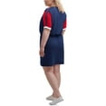 thumbnail image 2 of Tommy Hilfiger Sport Womens Plus Colorblock Short T-Shirt Dress, 2 of 2