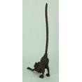 thumbnail image 3 of Porte-serviettes en Papier Extensible en Fonte Brun Rustique pour Chat, 3 of 3