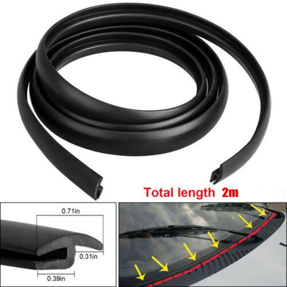 18mm Width 1* Seal Strip For Auto Car Front Windshield Universal Weatherstrip