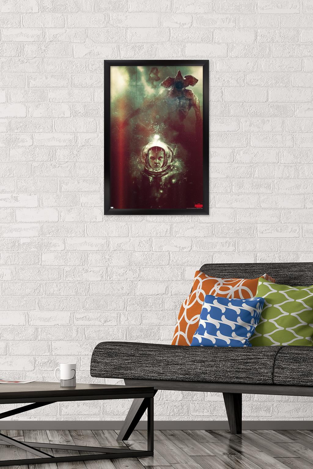 Netflix Stranger Things - Underwater Wall Poster, 14.725" x 22.375", Framed
