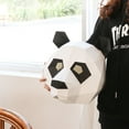 thumbnail image 1 of Niños 3D Panda máscara de papel juguetes plegables guardería artesanía aviones juguetes niños regalos DIY, 1 of 7