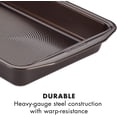 thumbnail image 5 of Circulon Chocolate Non-stick Bakeware Set, Chocolate Brown, 3-Pieces, 5 of 7